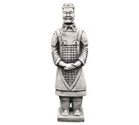 Guerriero cinese di terracotta motivo II di IV Tempelwächter Qin gettato in pietra