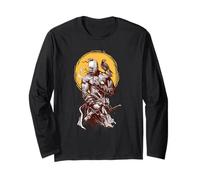 Guerriero cosacco ucraino con Spada Che combatte per l'Ucraina Maglia a Manica