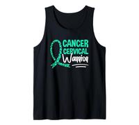 Guerriero del cancro cervicale Forza Coraggio Speranza Canotta
