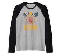 Guerriero del Cuore Le Mie cicatrici raccontano Una Storia Paziente Chirurgico Fresco Maglia con Maniche Raglan