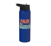 Guerriero del dolore - Combattente IBD per la consapevolezza della malattia di Crohn Stainless Steel Insulated Water Bottle