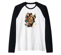 Guerriero del Domani: Il Samurai di Altri Tempi Maglia con Maniche Raglan