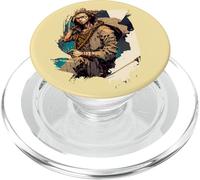 Guerriero del domani: il samurai di altri tempi PopSockets PopGrip per MagSafe