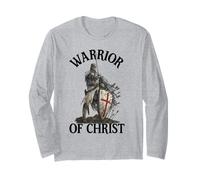 Guerriero di Cristo | Templare cattolico cristiano Maglia a Manica
