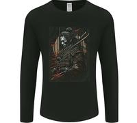 Guerriero Di Il Samurai Giapponese Mma Uomo Maniche