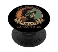 Guerriero Gladiatori Antica Roma Spartaco Combattente PRO PopSockets PopGrip Adesivo