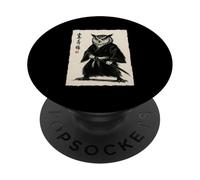 Guerriero Gufo Samurai Giappone Cultura Estetica Tradizione PopSockets PopGrip Adesivo