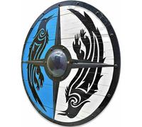 Guerriero Larp medievale in legno e acciaio Bellissimo design con scudo...