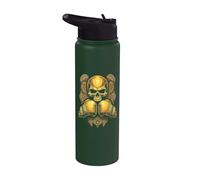 Guerriero messicano di boxe Stainless Steel Insulated Water Bottle