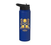Guerriero messicano di boxe Stainless Steel Insulated Water Bottle
