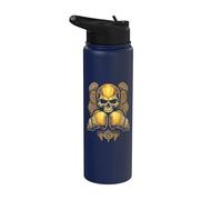 Guerriero messicano di boxe Stainless Steel Insulated Water Bottle