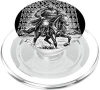 Guerriero mongolo Battaglia Cavaliere Roar Gola Canto PopSockets PopGrip per MagSafe