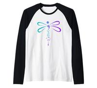 Guerriero - Punto e virgola di sensibilizzazione sulla prevenzione del suicidio Maglia con Maniche Raglan