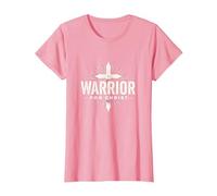 Guerriero Religioso per Cristo Fede Abbigliamento per Uomo Maglietta, Donna, Rosa, XL