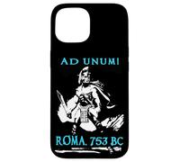 Guerriero romano con armatura ed elmo Centurione SPQR Custodia per iPhone 15