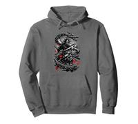 Guerriero Samurai Drago Ultimo Felpa con Cappuccio