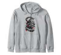 Guerriero Samurai Drago Ultimo Felpa con Cappuccio