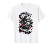 Guerriero Samurai Drago Ultimo Maglietta