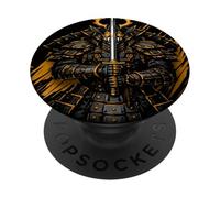 Guerriero senza paura pronto per la battaglia PopSockets PopGrip Adesivo