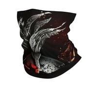 Guerriero Spartano Dark Gothic Nero Unisex Passamontagna Durevole Decorazione Facciale Multiuso Fascia per Capelli per Sports Arrampicata Pesca