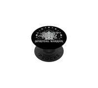 Guerriero Spirituale: Figura Mistica e Potere Celeste PopSockets PopGrip Adesivo