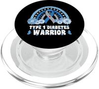 Guerriero T1D Consapevolezza del diabete Guerriero del diabete di tipo 1 PopSockets PopGrip per MagSafe