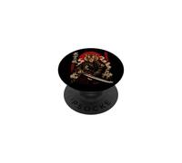 Guerriero Tigre Samurai Arte PopSockets PopGrip Adesivo