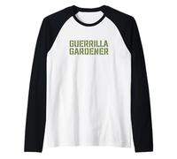 Guerrilla Gardener Urban Greening Attivismo Maglia con Maniche Raglan