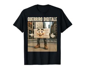 Guerriro Digitale Italiano Brainrot Tastiera Gen Alpha Meme Maglietta