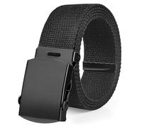 Gürtel Cintura Tattica Uomo,Cintura da Lavoro Uomo in Nylon da Uomo Cinturone Tattico Militare da Cintura Uomo in Tessuto Regolabile Senza Fori Per Sport All'aperto 3,8 x 135 cm