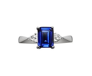 Gürtel Damen Zwei Ringe - Anello da donna in argento Sterling 925, con 3 anelli in argento Sterling 925 (blu, 5), 5, Metallo, Nessuna pietra preziosa