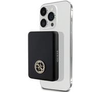 Guess 15W Fast Power Bank 5000mAh 1x USB-C con logo MagSafe Strassed 4G Nero - Nouvo