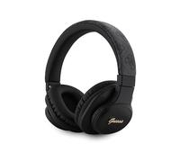 CG MOBILE Guess Cuffie Bluetooth Headphones Tone on Tone Script - Nero e Grigio