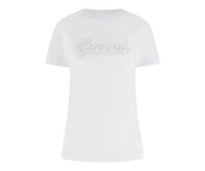 Guess - 3D Script Tee - - Tops - Donna - Bianco - S