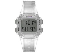 GUESS 46mm Orologio cronografo, Trasparente, misura unica, Orologio al quarzo, Digital