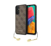GUESS GUOHCP14SGLHFLGO - Cover rigida per iPhone 14 6,1", colore: Oro