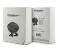 Guess 4G Classic Metal Logo TWS ENC Auricolari Marrone - GUTWST3P4EGW