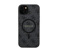 Guess 4G Custodia in pelle nera per Magsafe Galaxy S24