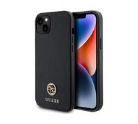 Guess 4G Logo in metallo con strass, nero - iPhone 15 Plus