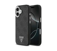 CG MOBILE Guess 4G Triangolo Logo Compatibile con MagSafe Custodia per iPhone 17 (Nero)