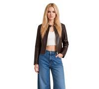 Guess Abbigliamento Donna Giubbotti Giubbotto S Marrone MARLENE CARIBOU PU M