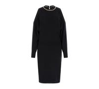 GUESS Abel Chain Cut Out D Jet Black A996 Taglia: 40 | Abiti Midi Outlet | Donna | Nero