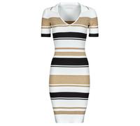 Guess Abito corto EVIE STRIPED POLO DRESS in Multicolore EU M