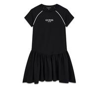 Guess Abito da bambina Eco a maniche corte Punto Milano, Nero (Jet Black), 14 anni