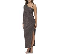 GUESS Abito da Donna, Nero/Bronzo, 50