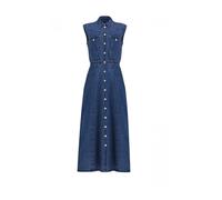 Guess - Abito lungo in denim - - Dresses - Donna - Blu - L