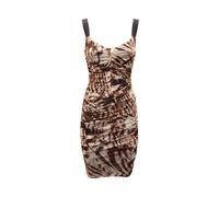 Guess - Abito Marciano Elegante con Dettaglio Zip - -Dresses -Donna -Marrone -S