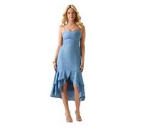 GUESS Abito midi Blu Blu denim XS