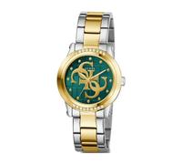 Guess, ,Accessories ,Donna ,Giallo ,ONE SIZE Orologio analogico da donna bicolore verde Annette Gw0861L4