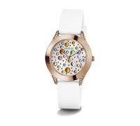 Guess, ,Accessories ,Donna ,Multicolore ,ONE SIZE Mini Orologio Wonderlust Bianco Oro Rosa